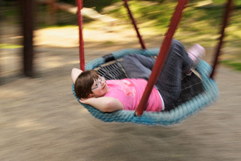 
Vergnügen auf dem Spielplatz.