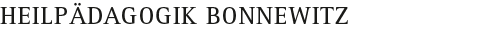 Logo Heilpädagogik Bonnewitz